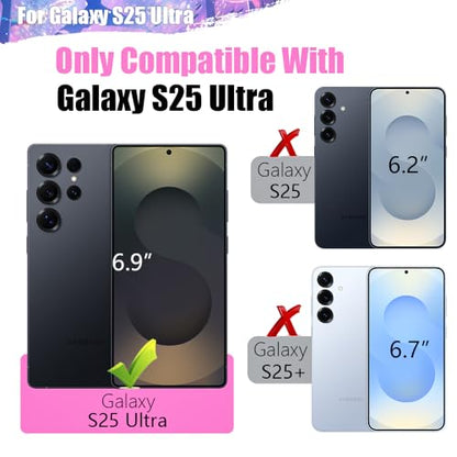 Sitong Battery Case for Samsung Galaxy S25 Ultra, 5000mAh Rechargeable Extended Battery Charging Charger Case, Add 100% Extra Juice (6.9 Inches) Black