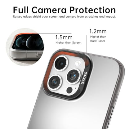 for iPhone 12 Pro Max Case, TPU, Drop Protection, Waves | Matte Silver Back, Shockproof, Fade-resistant, Anti-yellow, Lens Protection, Precise Cutout, Slim grip, Waves - color: Waves, size: iPhone 12 Pro Max