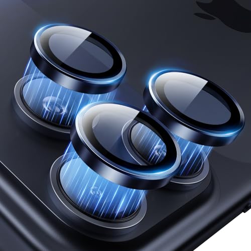 Hoerrye for iPhone 17 Pro Max/17 Pro Camera Lens Protector - Case Friendly - color: Deep Blue