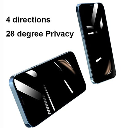 2 Pack 360 Degree Privacy Tempered Glass Suit for iPhone 14 Plus/iPhone 13 Pro Max Anti-Spy 4 Directions Screen Protector Film 4 Sides Anti-Peeping Anti-scratch 6.7 inch - size: For iPhone 13 Pro Max/ iPhone 14 Plus