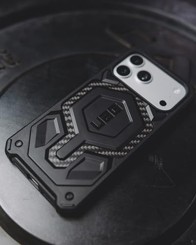 URBAN ARMOR GEAR UAG Designed for iPhone 17 Pro Case Monarch Pro - Compatible with MagSafe Military Grade Protective Cover, Carbon Fiber - color: Monarch Pro - Carbon Fiber