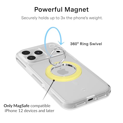 VELVET CAVIAR Compatible with MagSafe Phone Grip - color: Butter Yellow