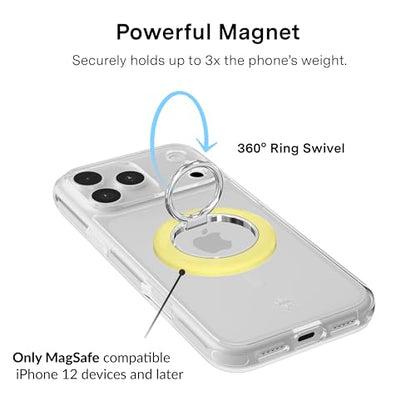 VELVET CAVIAR Compatible with MagSafe Phone Grip - color: Butter Yellow