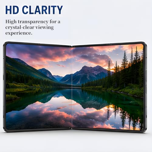[1 Set] for Samsung Galaxy Z Fold 8 Ultra Privacy Screen Protector, Inner Anti-Spy Screen TPU Flexible Film + Back Privacy Glass Screen Protector Tempered Glass + Camera Lens Protector, Case Friendly - size: Galaxy Z Fold 8 Ultra