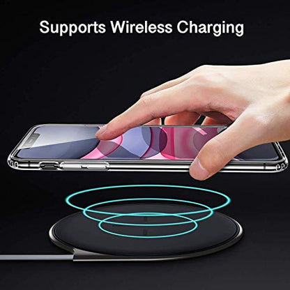 for Apple iPhone 7 8 Plus X XR XS 11 12 13 Pro Max Mini SE Clear Gel Case Cover (for Apple iPhone 11)