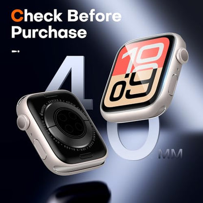 LK LϟK [6 pack] for Apple Watch SE/Series 6/5/4 Screen Protector 40mm - size: Series SE3/SE/6/5/4 40mm Protector