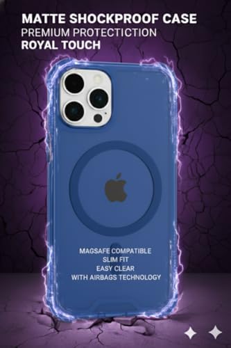 Compatible with Pack of 2 Case iPhone 15 PRO Case Clear MagSafe + Blue, 2.5mm Shockproof Military Grade Drop Protection, Hard Transparent Anti Yellowing Back - color: Clear MagSafe + Blue, size: IPHONE 15 PRO
