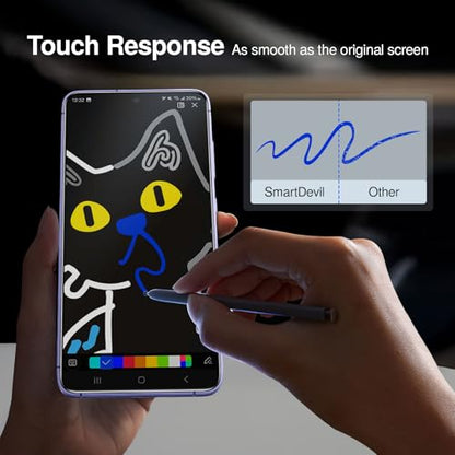 SMARTDEVIL 3 Pack for Samsung Galaxy S24 Screen Protector | Finger Print Reader Compatible, Fast & Easy Installation, Clear 9H Tempered Glass Film, Alignment Frame Dust-Free Bubble-Free - size: For Samsung Galaxy S24