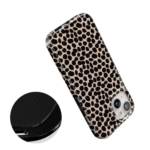 Casely iPhone 15 Plus Case | Lost in Spots | Cheetah Print | Compatible with MagSafe | Classic Ultra Slim Design - color: Lost in Spots | Cheetah Print