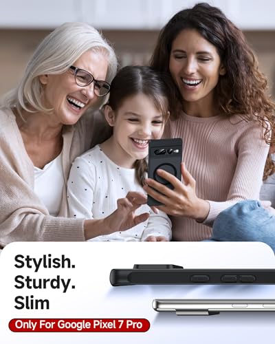 LeYi for Pixel-7-Pro Case [MagSafe Fit] Slim Matte Translucent, Black | Google Pixel 7 Pro Case Magnetic Military-Grde Protection Funda para Googlr 7Pro 257GB Smartphone Android Mobile Unlocked - color: Black, size: Pixel 7 Pro (6.7 Inch)