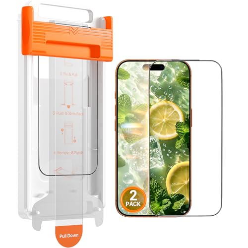 GolbinBox for iPhone 17 Pro Screen Protector, 3D Full Coverage, 2 Pack - size: for iPhone 17 Pro- 6.3inch