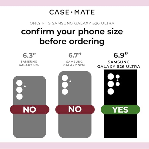 Case-Mate Samsung Galaxy S26 Ultra Camera Lens Protector - Black - color: Black, size: Samsung Galaxy S26 Ultra