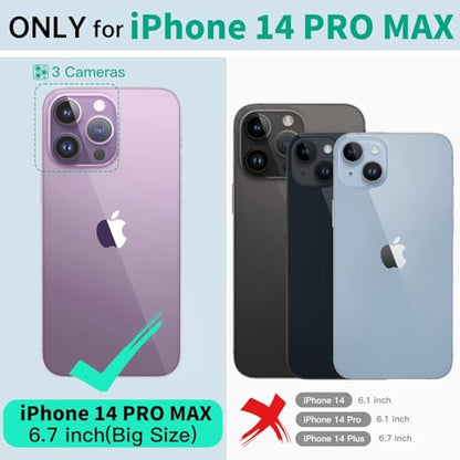 Beeasy for iPhone 14 Pro Max Waterproof Case with Magsafe, IP68 Underwater Military Grade, Phone Case with Shockproof, Dustproof, Rugged 360 Full Body Protection Cover with Built-in Screen Protector - size: iPhone 14 Pro Max (6.7")