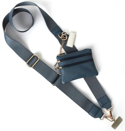Cell Phone Strap Crossbody Universal Phone Lanyard Adjustable Strap Compatible with Most Smartphones Aztech - color: Skyblu
