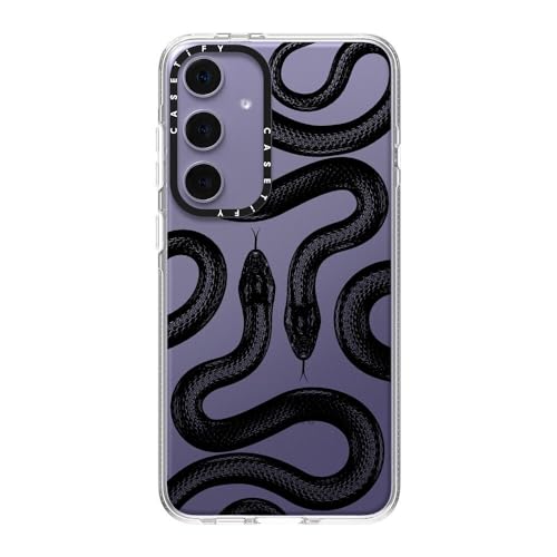 CASETiFY for Galaxy S24+ Case - Impact Clear | Not Yellowing | 6.6 ft. Drop Protection | Black Kingsnake | Clear - color: Black Kingsnake, size: Galaxy S24+