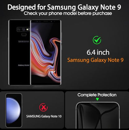 TPU Privacy Screen Protector for Samsung Galaxy Note 9 6.4", 3 Pack - size: Samsung Galaxy Note 9