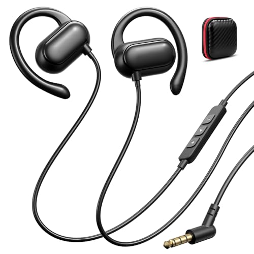 iMangoo 3.5mm Wired Earbuds Over the Ear Buds Open Earphones for Kids Women