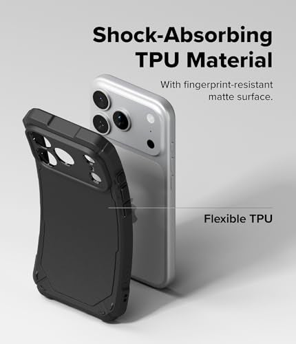 Ringke for iPhone 17 Pro Max Case [Rugged Gear Magnetic Black] - color: Magnetic Black, size: iPhone 17 Pro Max