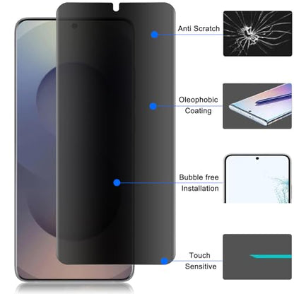 Galaxy S26 Ultra Privacy Screen Protector, [Case Friendly] [Support Fingerprint Unlock] [Anti-Spy] Flexible TPU Film for Samsung Galaxy S26 Ultra 5G (6.9"), Anti-Scratch, Touch Sensitive - size: for Samsung Galaxy S26 Ultra 5G