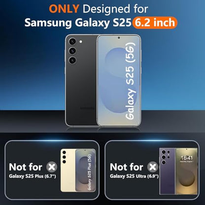 Battery Case for Galaxy S25, 10000mAh High Capacity Portable Protective Battery Case Wireless Charging Compatible with Galaxy S25 (6.2 inch) Extended Battery Charger Cover with Carplay (Black) - size: Galaxy S25