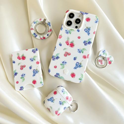 VELVET CAVIAR Cell Phone Ring Holder - Finger Ring & Stand - Improves Phone Grip Compatible with iPhone, Galaxy, Most Smartphones (Berry Baby) - color: Berry Baby