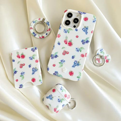 VELVET CAVIAR Cell Phone Ring Holder - Finger Ring & Stand - Improves Phone Grip Compatible with iPhone, Galaxy, Most Smartphones (Berry Baby) - color: Berry Baby