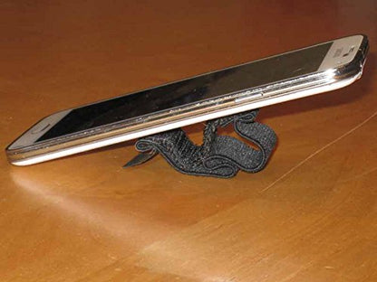 LAZY-HANDS 2-Loop Phone Grip - Small - Black - color: Black - Small