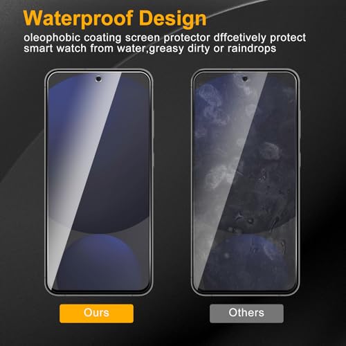 3 Pack Privacy Screen Protector for Samsung Galaxy S24 FE With 3 Pack Camera Lens Protector, Anti Spy Tempered Glass Film, 9H Hardness, Black Protector, Anti-Scratch, Bubble Free - size: Galaxy S24 FE FK33