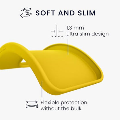 kwmobile Case Compatible with Samsung Galaxy A55 5G Case - Soft Slim Protective TPU Silicone Cover - Radiant Yellow - color: Radiant Yellow, size: Galaxy A55 5G