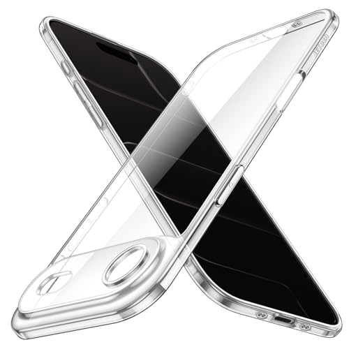 JETech Slim Case for iPhone Air with Camera Lens Full Protection, Ultra-Thin Lightweight Clear Minimalist Protective Phone Cover, 6.5-Inch Display (Clear) - color: Clear, size: iPhone Air
