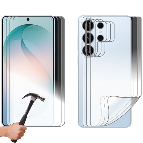3 Set Tempered Glass Screen Protector for Samsung Galaxy S26 ULTRA Front and Soft Film Back Bulk