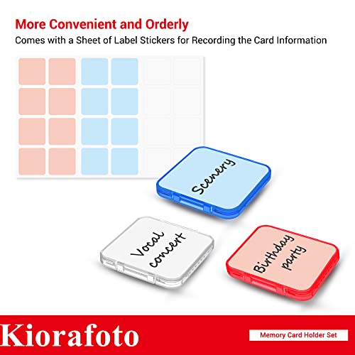 24PCS Multi-Color Clear Plastic SD Card Case Holder(NOT Include Any Cards) - color: for 24 SD Cards（Clear）