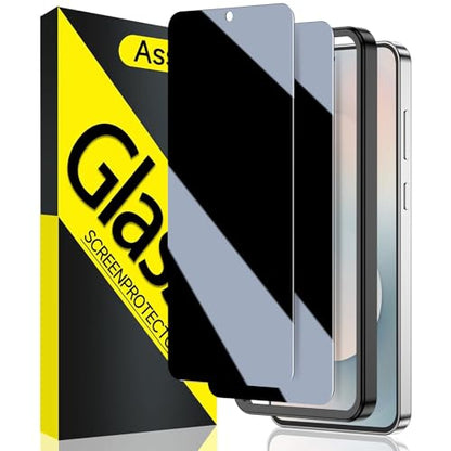 Asstar [2 Pack] Privacy Screen Protector for Samsung Galaxy S25 FE - color: Black-Galaxy S25FE