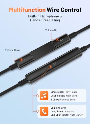 2 Pack USB C Headphones Wired Earbuds for Samsung Galaxy, iPhone 17/16/15 - size: 2 Pack