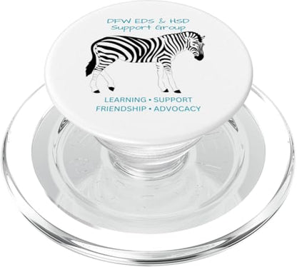 DFW EDS & HSD Support Group Logo Wear PopSockets PopGrip for MagSafe - style: Magnetic PopGrip