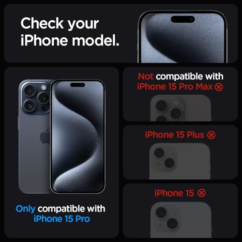 ZAGG InvisibleShield Glass Privacy 360 iPhone 15 Pro Screen Protector - 4-Way Privacy Filter, 5X Stronger with Reinforced Edges, Scratch & Smudge-Resistant Surface, Install Tray Included - style: iPhone 15 Pro