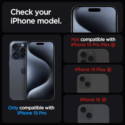 ZAGG InvisibleShield Glass Privacy 360 iPhone 15 Pro Screen Protector - 4-Way Privacy Filter, 5X Stronger with Reinforced Edges, Scratch & Smudge-Resistant Surface, Install Tray Included - style: iPhone 15 Pro