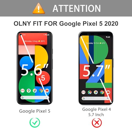 OMOTON [3 Pack Screen Protector for Google Pixel 5 - Tempered Glass/Case Friendly/Anti Scratch Screen Protector for Google Pixel 5 - size: Pixel 5 - 6 Inch