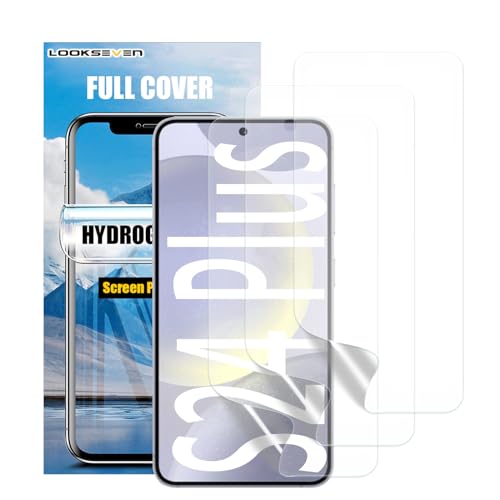 LOOKSEVEN 3 Pack Hydrogel Film For Samsung Galaxy S24 Plus - size: S24 Plus