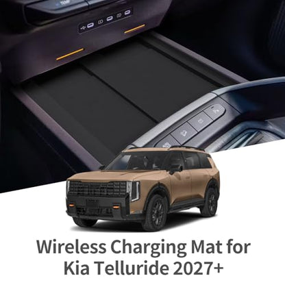 Center Console Wireless Charging Mat for Kia Telluride 2027 - size: for 2027 Kia Telluride