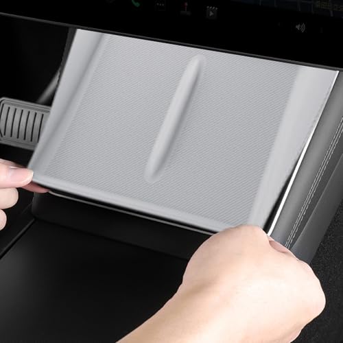Mobile Charging Base Tray Pad Anti-Slip Mat for Vehicle Center Console Secure Device Placement and Heat Control Stylish Silicone Device Mat Tray Slip - color: Glossy neutral gray
