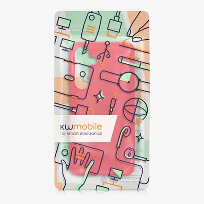 kwmobile Case Compatible with Samsung Galaxy S24 FE Case - Soft Slim Protective TPU Silicone Cover - Neon Pink - color: neon pink, size: Galaxy S24 FE