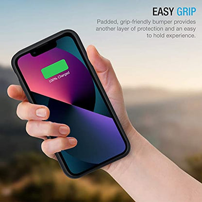 Battery Case for iPhone 13, Enhanced 7000mAh Ultra Thin Portable Protective Smart Charging Case Support Carplay Compatible with iPhone 13 (6.1 inch) Rechargeable Extended Battery Charger Case (Black) - size: iPhone 13-7000mAh