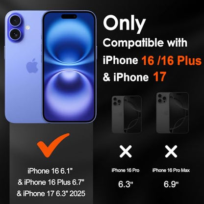 ivoler Camera Lens Protector for iPhone 17/16 /16 Plus, 4-Pack - size: iphone 17 6.3"/16 6.1“/16 plus 6.7"