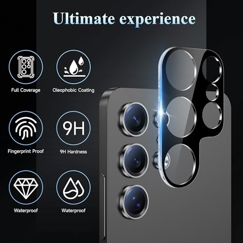 4 Pack Camera Lens Screen Protector for Samsung Galaxy S25 Ultra - size: S25 Ultra
