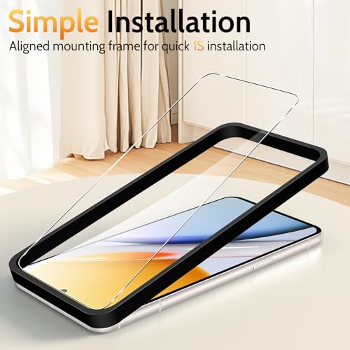 3 Pack for Google Pixel 10 Pro XL Screen Protector, Fingerprint Unlocking, 9H Hardness Tempered Glass High Definition Scratch and Shatterproof - size: Pixel 10 Pro XL