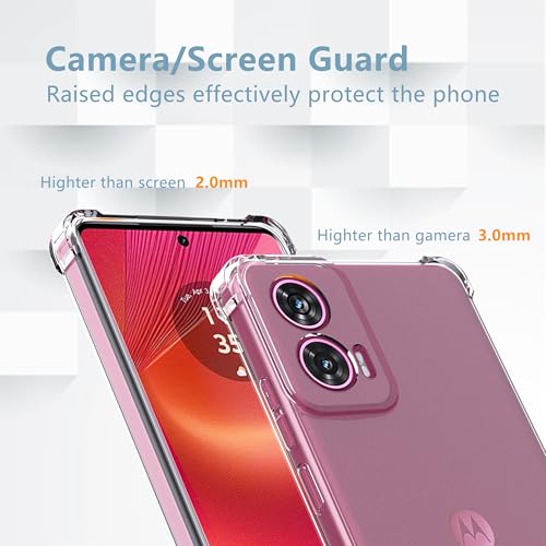 Anoowkoa for Moto G85 5G/Moto Edge 50 Fusion Case Clear - color: Moto Edge 50 Fusion/Moto G85
