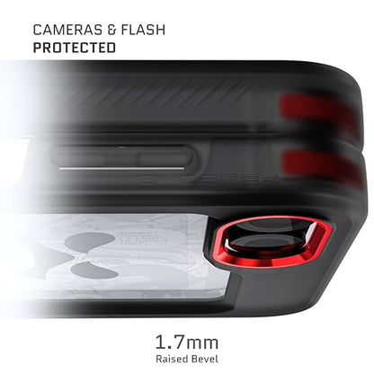 Ghostek Covert Clear Galaxy Z Flip 6 Case with Built-in Kickstand and Full Hinge Protection Shockproof Protective Phone Cover Designed for 2024 Samsung Galaxy Z Flip6 (6.7") (Smoke) - color: Smoke, size: Galaxy Z Flip 6