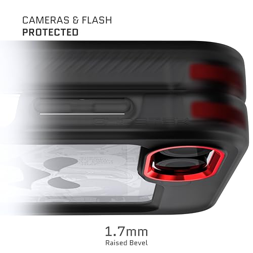 Ghostek Covert Clear Galaxy Z Flip 6 Case with Built-in Kickstand and Full Hinge Protection Shockproof Protective Phone Cover Designed for 2024 Samsung Galaxy Z Flip6 (6.7") (Smoke) - color: Smoke, size: Galaxy Z Flip 6
