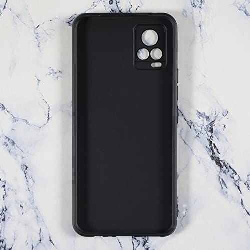 Protective Case for Vivo V20 V2025 - Black | 6.44" Slim Shockproof Bumper Back Cover Anti-Scratch Flexible TPU Shell, Grip-Friendly - color: Black